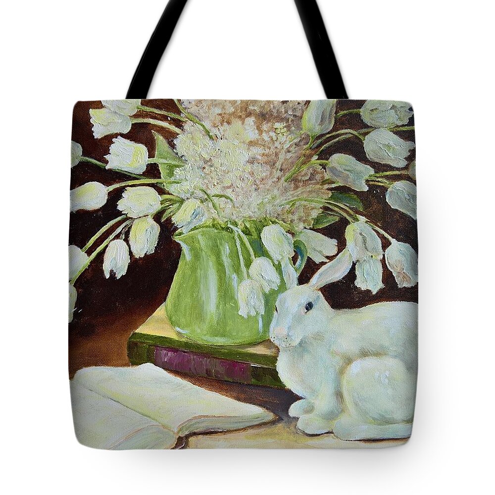 Bible Tote Bag featuring the painting Favorite Things by ML McCormick