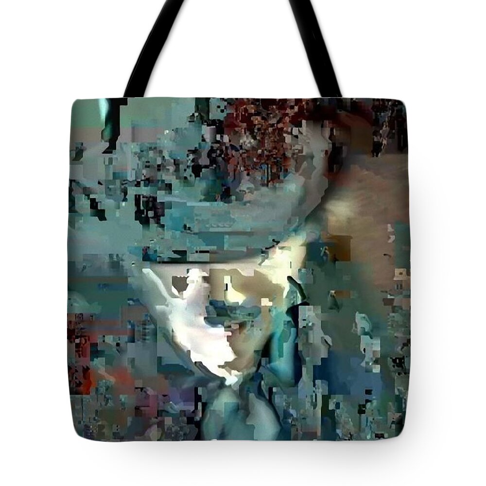Assembly Tote Bag featuring the painting Figure by Matteo TOTARO