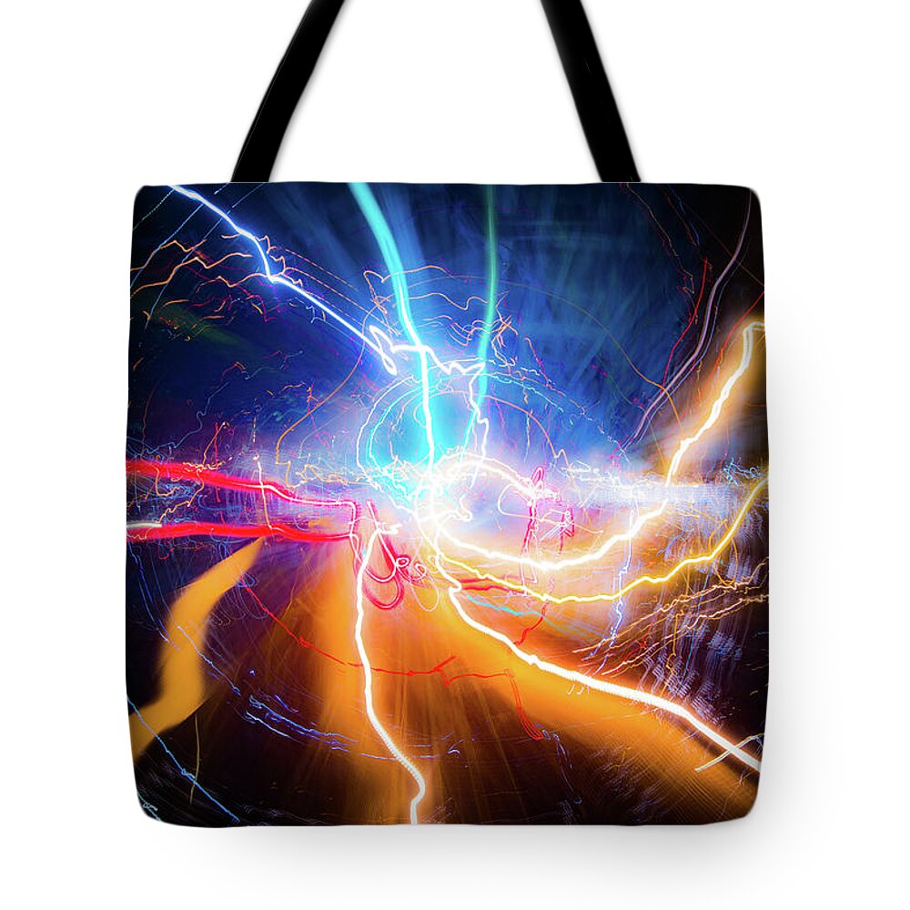  Tote Bag featuring the photograph Fire and Ice by Peter J DeJesus