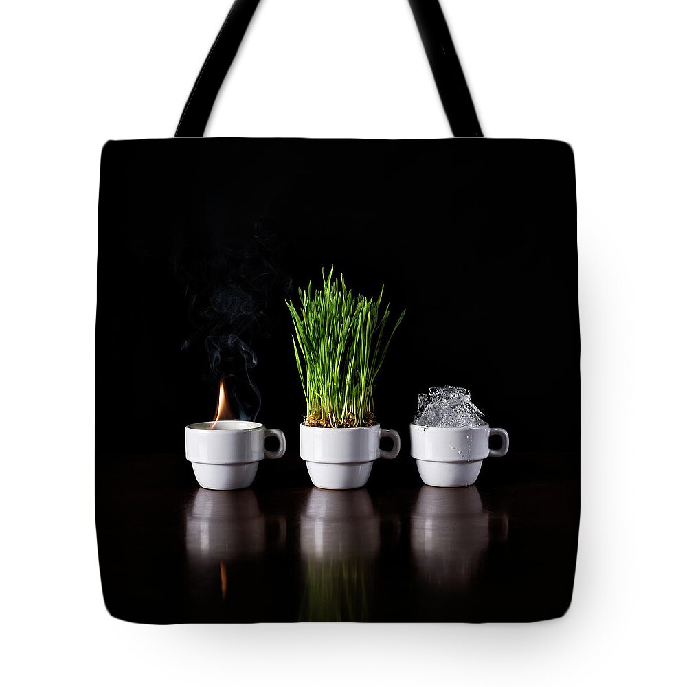  Tote Bag featuring the photograph Fire Earth Water by Jake Sorensen