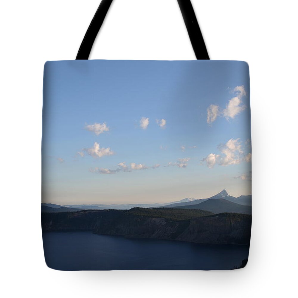 Dylan Punke Tote Bag featuring the photograph First Light Lake by Dylan Punke