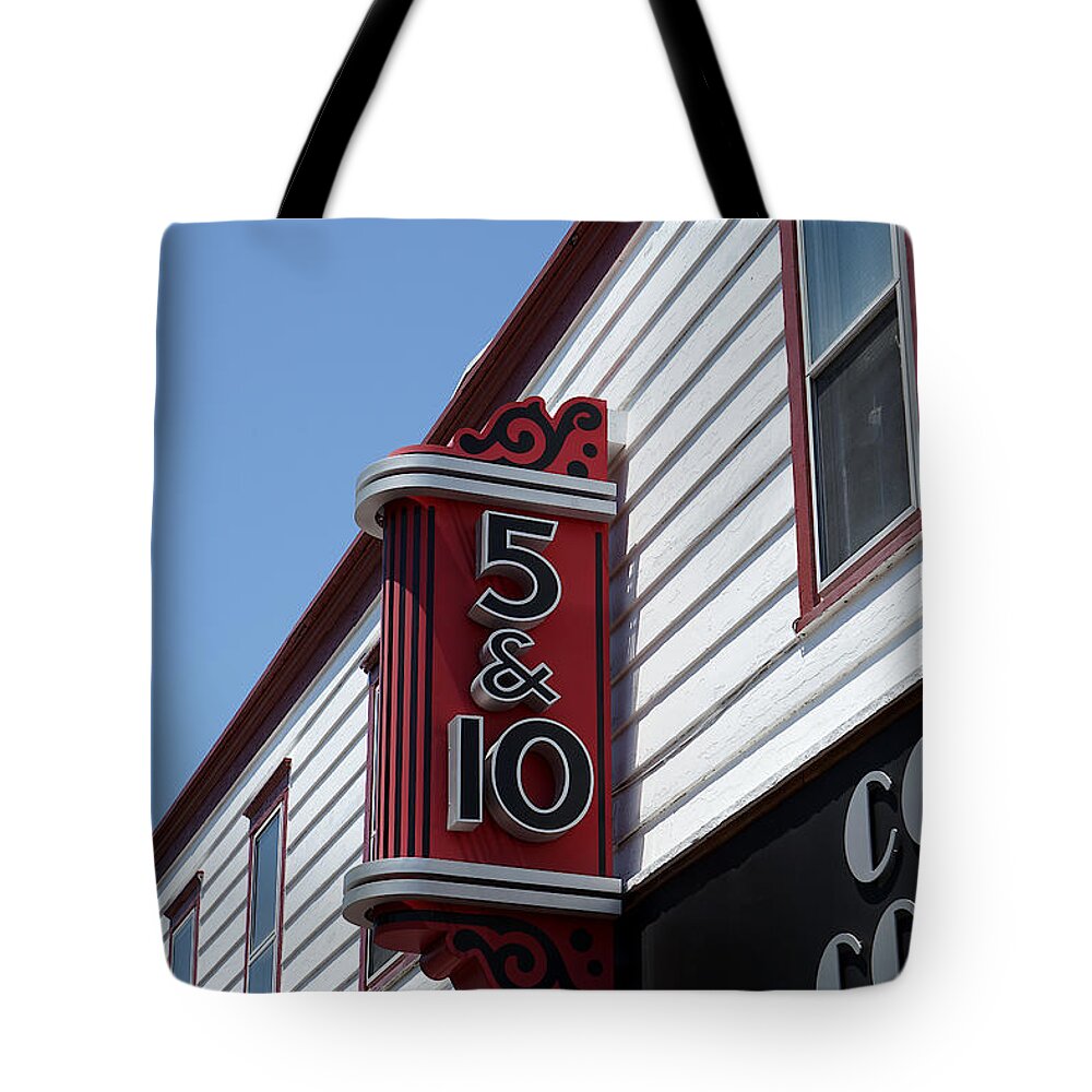 Richard Reeve Tote Bag featuring the photograph Five and Dime Store by Richard Reeve