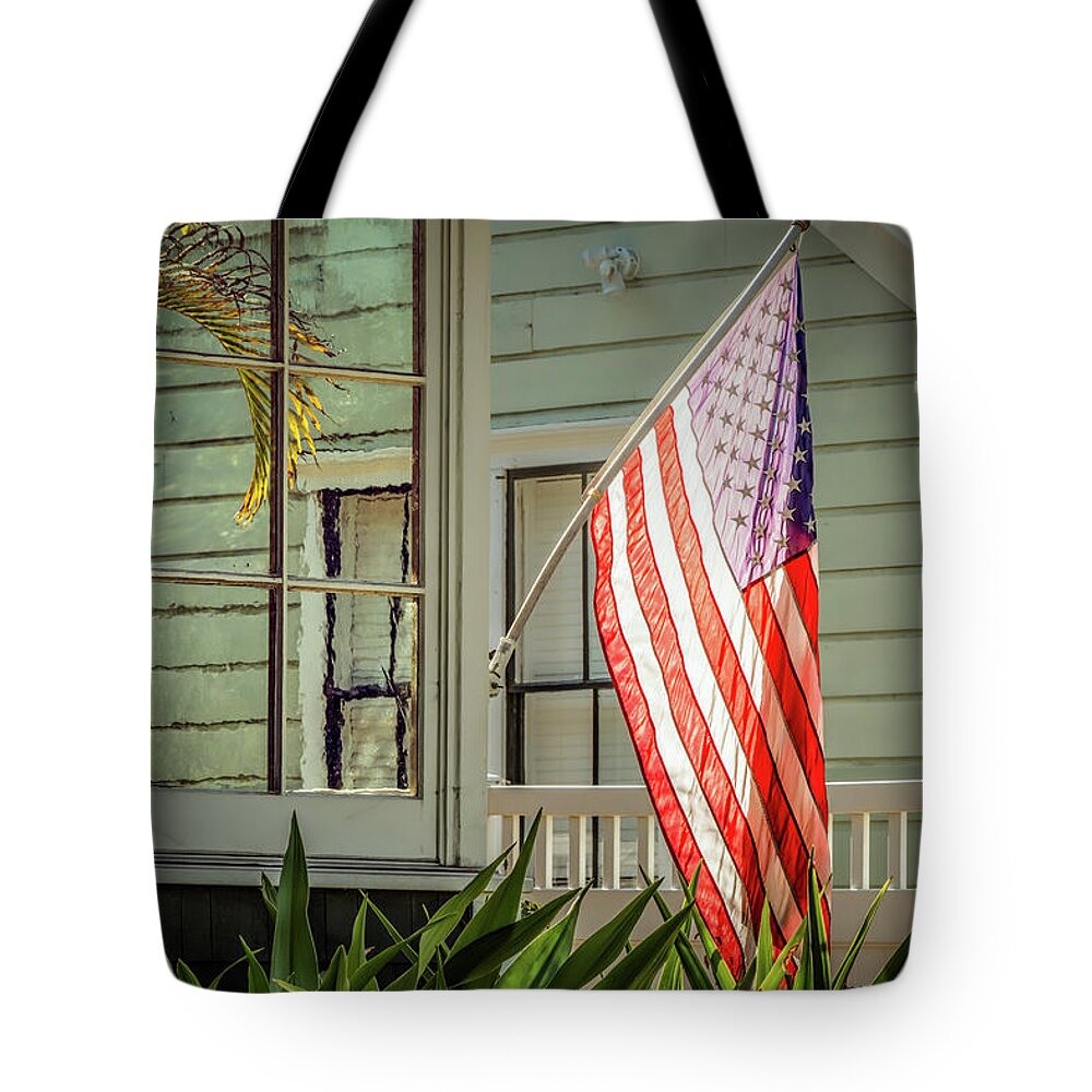Flowers Tote Bag featuring the photograph Flags 3 by Bill Chizek
