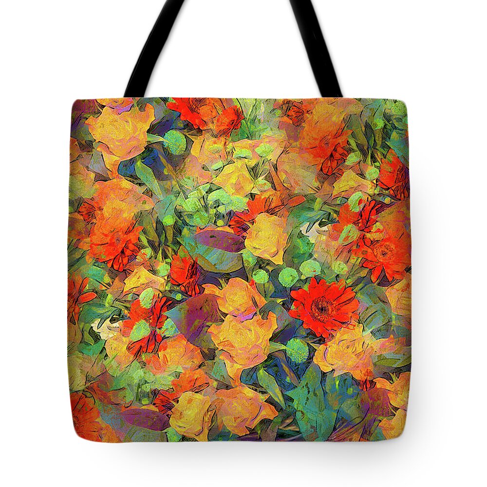 Flowers Tote Bag featuring the photograph Floral Persuasion by Jack Torcello