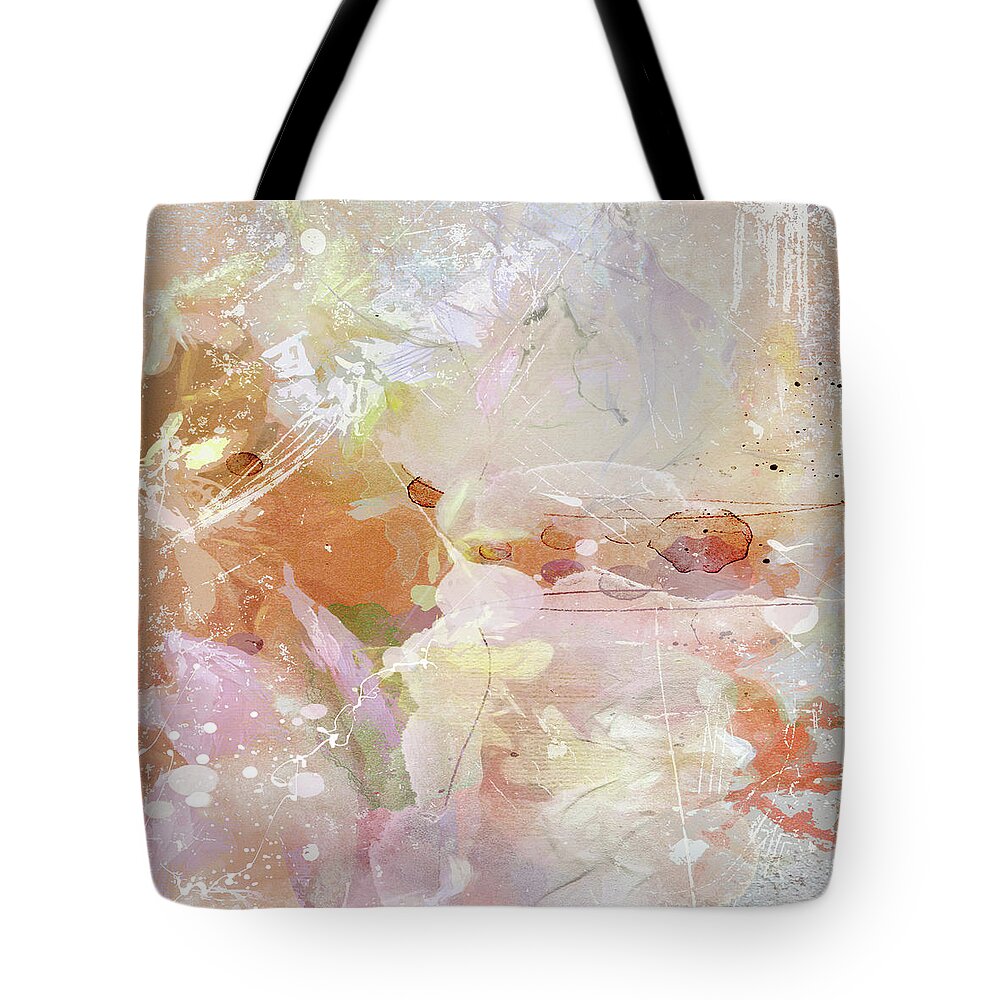Abstract Tote Bag featuring the photograph Flora's Secret by Karen Lynch