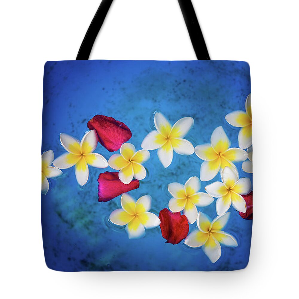 Flowers Tote Bag featuring the photograph Flowers of Laos by Philippe Sainte-Laudy