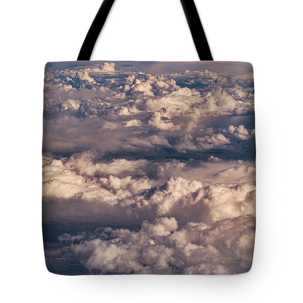 Fly Tote Bag featuring the photograph Flying over the Rocky Mountains by Steven Ralser