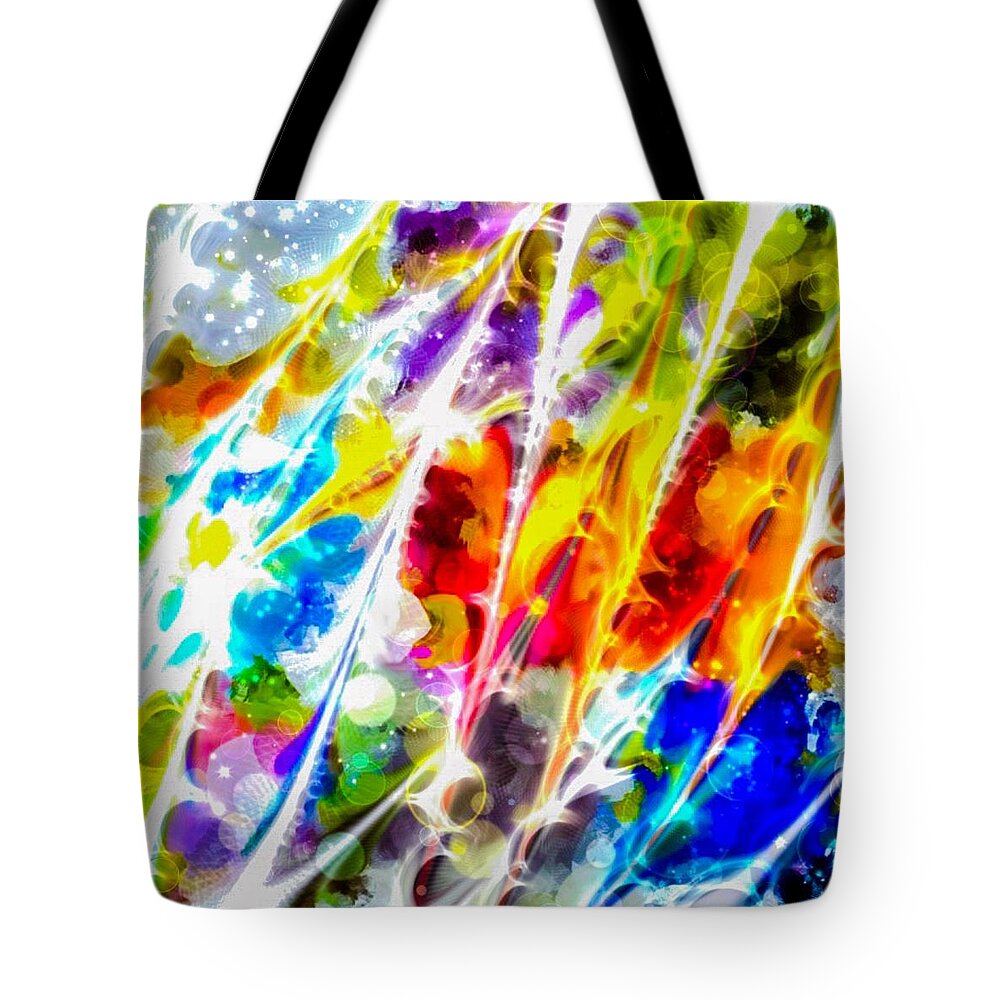 Wall Art Tote Bag featuring the digital art Forever Love by Callie E Austin