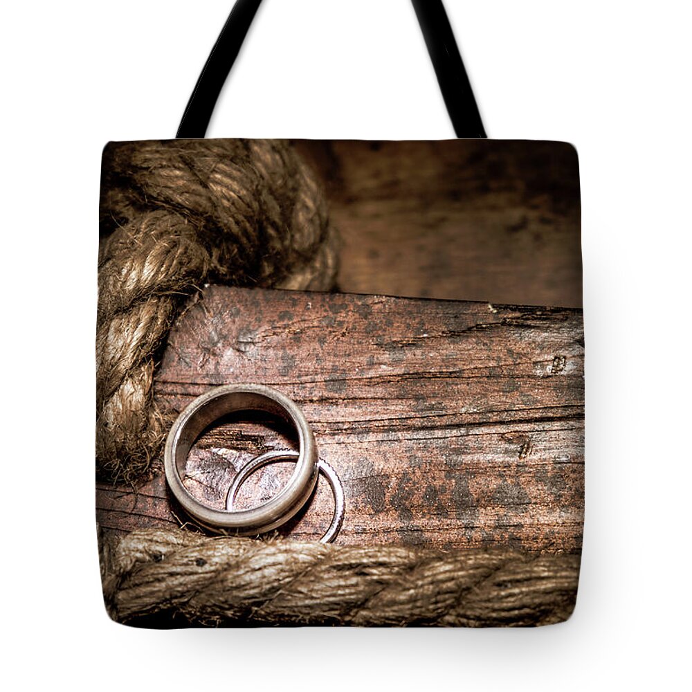 Wedding Band Tote Bag featuring the photograph Forever yours by Daniel Martin