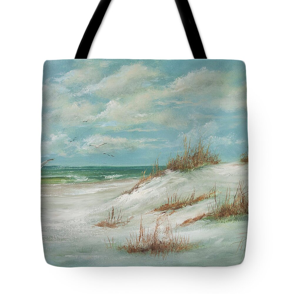  Tote Bag featuring the painting Fort Walton Beach by Lynne Pittard