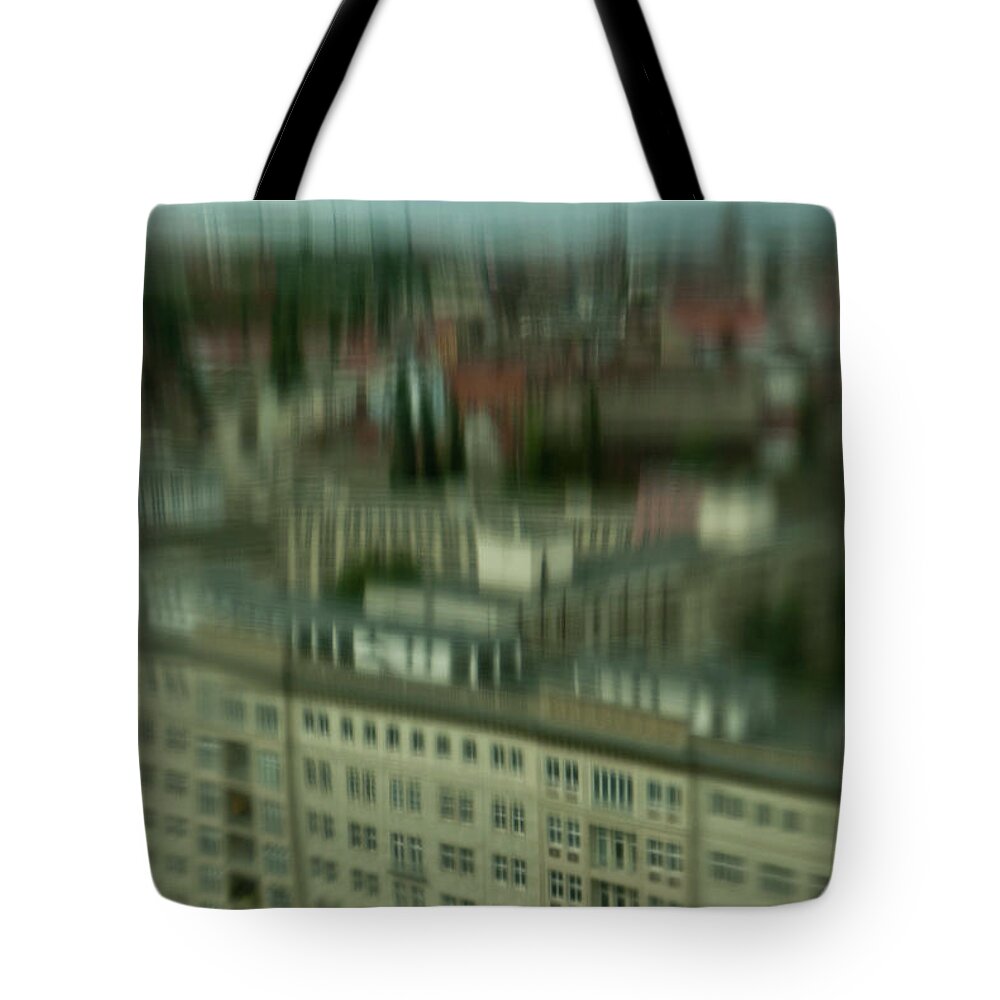 Berlin Tote Bag featuring the photograph Frankfurter Allee, Berlin by Marco Vacca