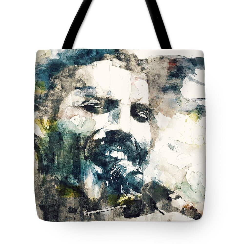Queen Tote Bag featuring the painting Freddie Mercury - Killer Queen by Paul Lovering