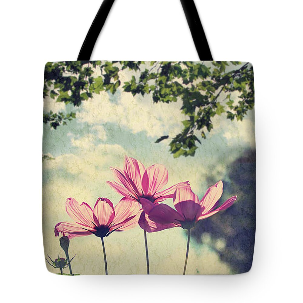 Grass Tote Bag featuring the photograph French Wild Flowers by Kelly Sillaste