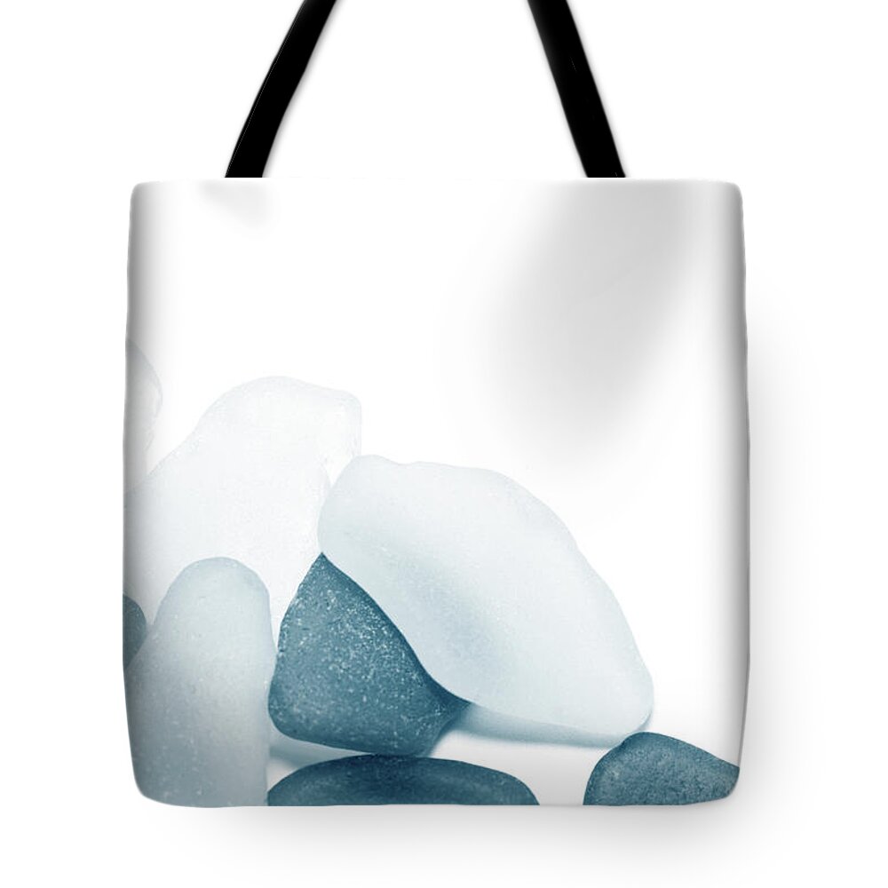 Cool Attitude Tote Bag featuring the photograph Fresh Glass Stones by Caracterdesign