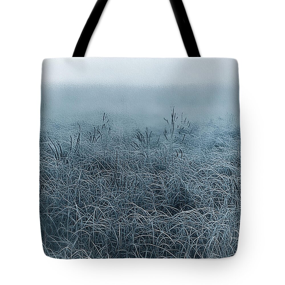 Frost Tote Bag featuring the photograph Frigid Morn by Jill Love