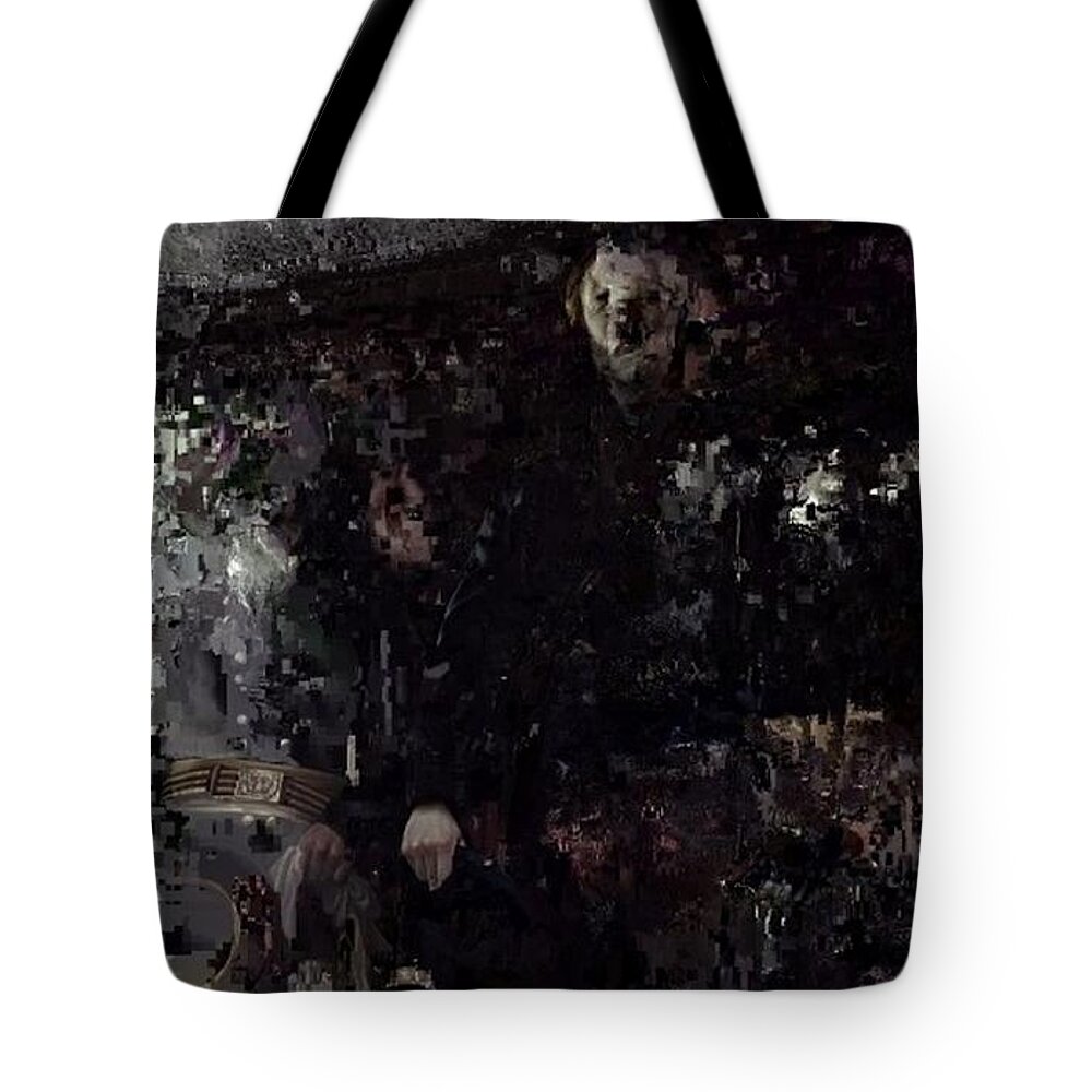 Assembly Tote Bag featuring the painting From the Past by Matteo TOTARO
