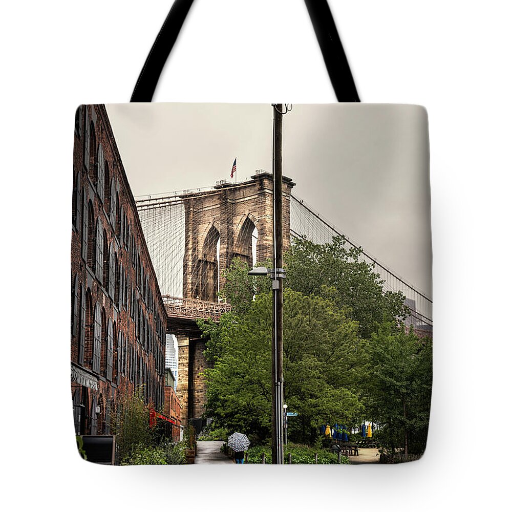 Dumbo Tote Bag featuring the photograph Fulton Ferry Park by TS Photo
