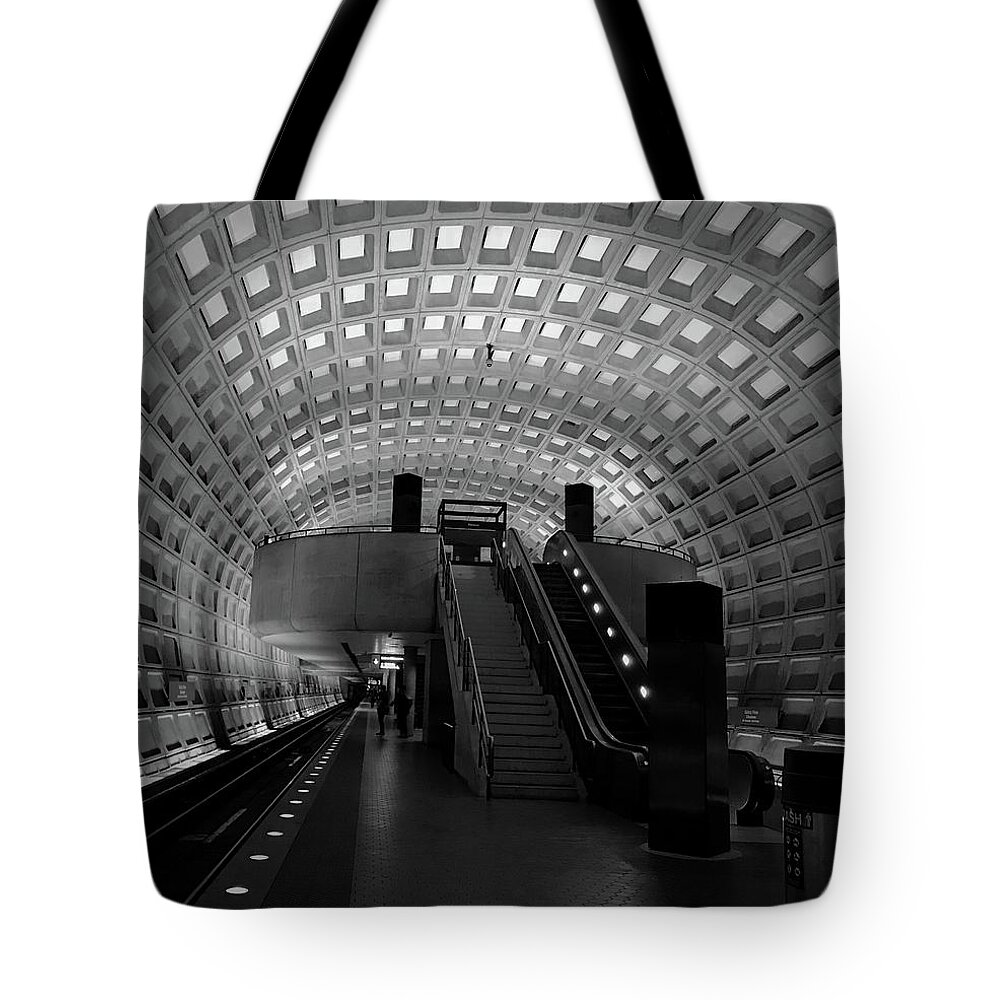 Gallery Place Tote Bag featuring the photograph Gallery Place by Lora J Wilson