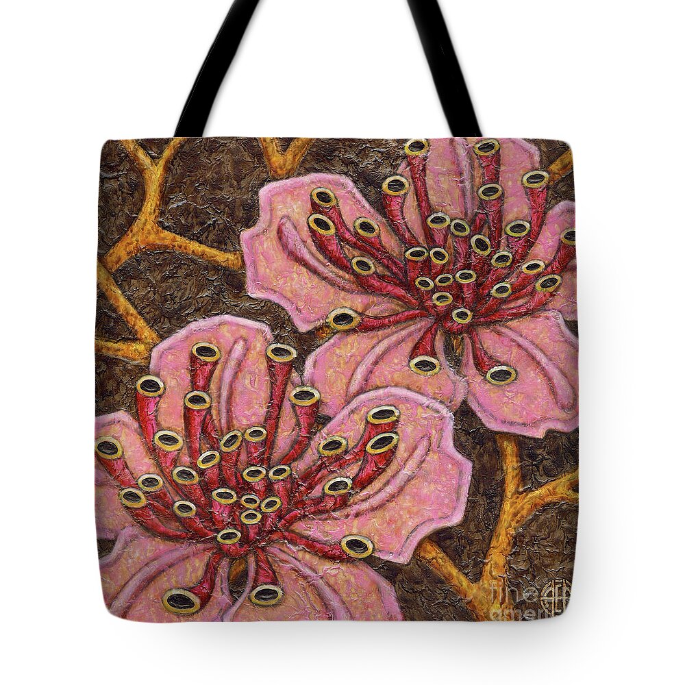 Garden Tote Bag featuring the painting Garden Room 41 by Amy E Fraser