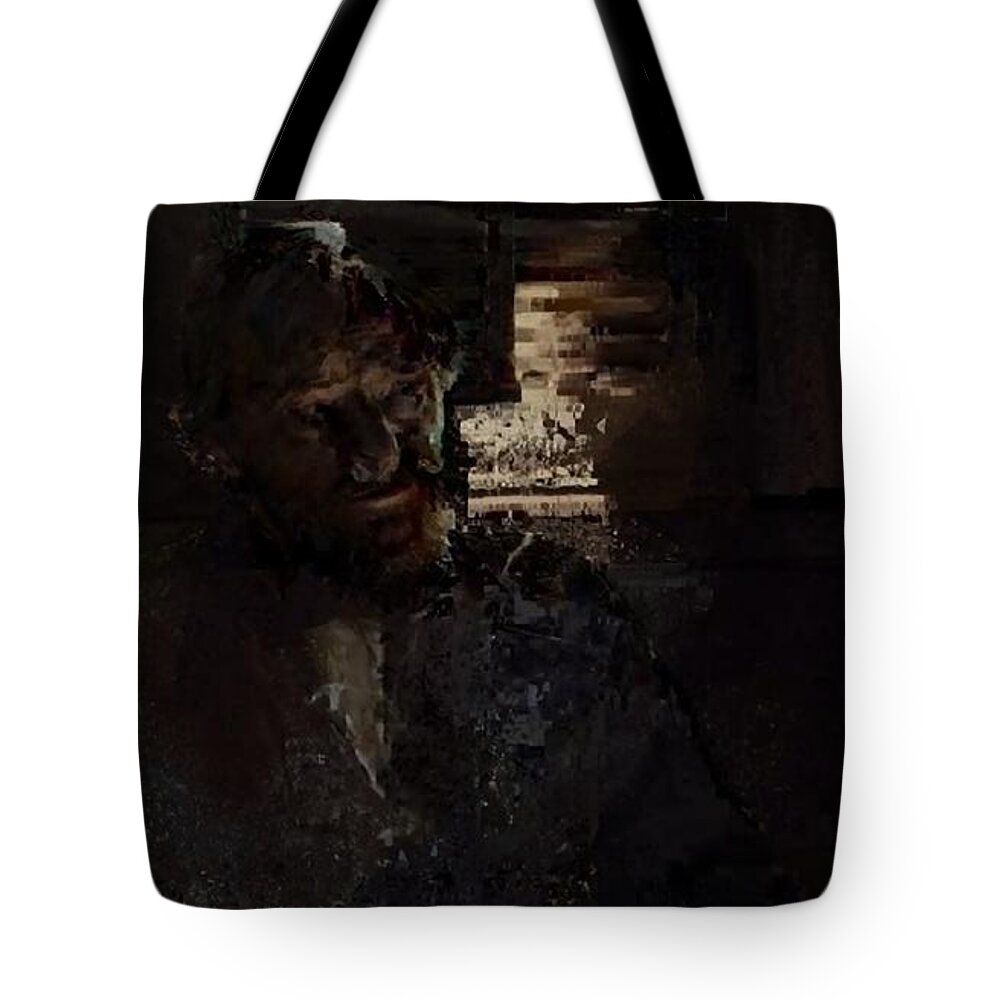 Assembly Tote Bag featuring the painting Gentlemen by Matteo TOTARO