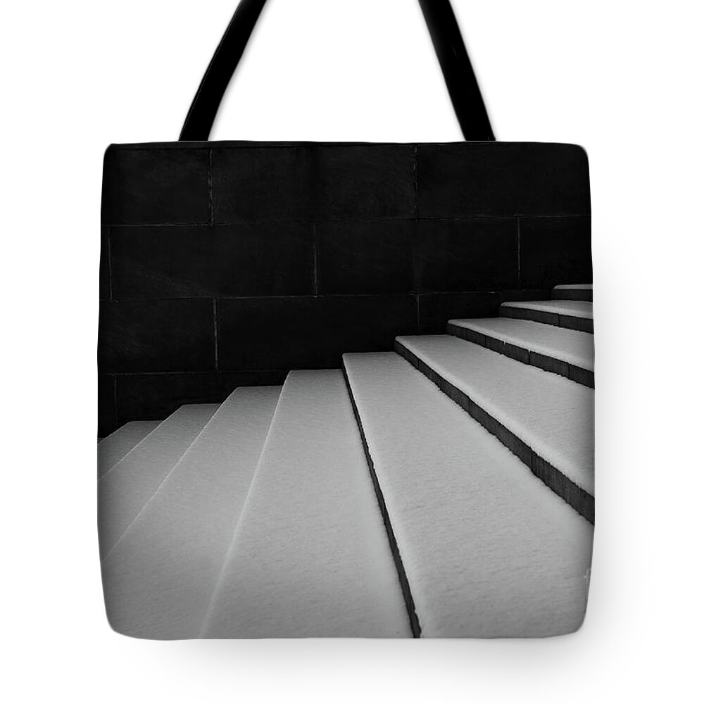 Abstract Tote Bag featuring the photograph Geometric Shapes Of Buildings by Joaquin Corbalan