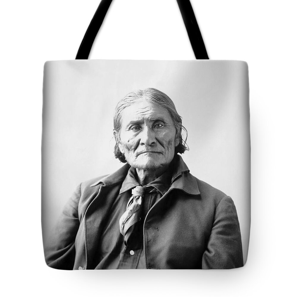 Geronimo Portrait - 1898 Tote Bag by War Is Hell Store - Fine Art