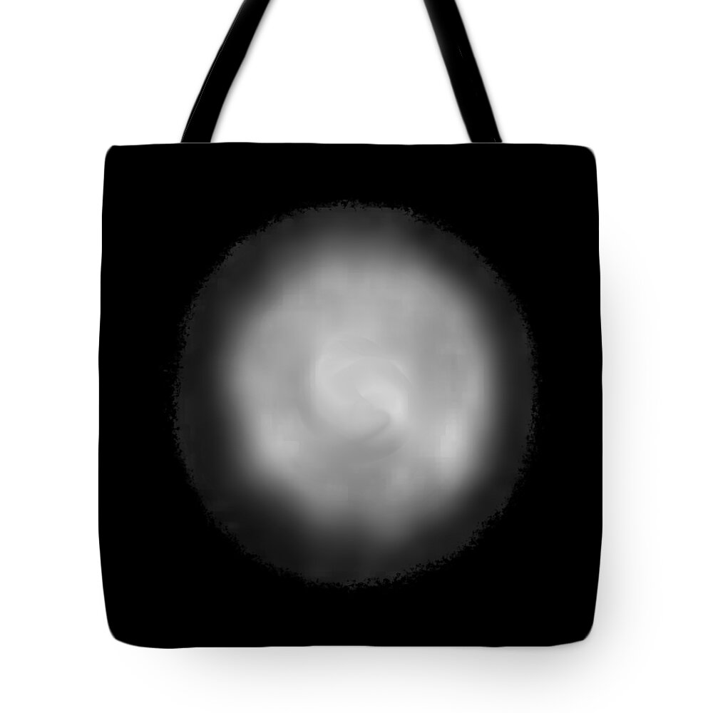 Ghost Spirit Tote Bag featuring the mixed media Ghost Spirit Orb for Halloween Gift by Delynn Addams