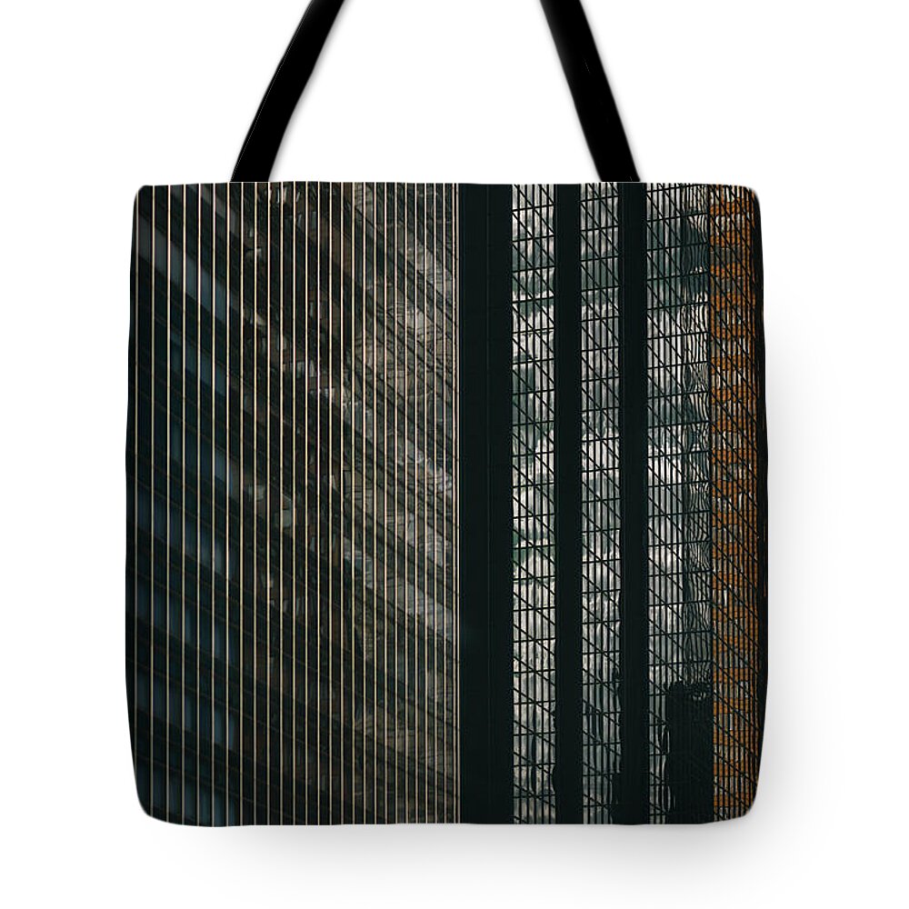 Glass Tote Bag featuring the photograph Glass Walls by Peter Hull