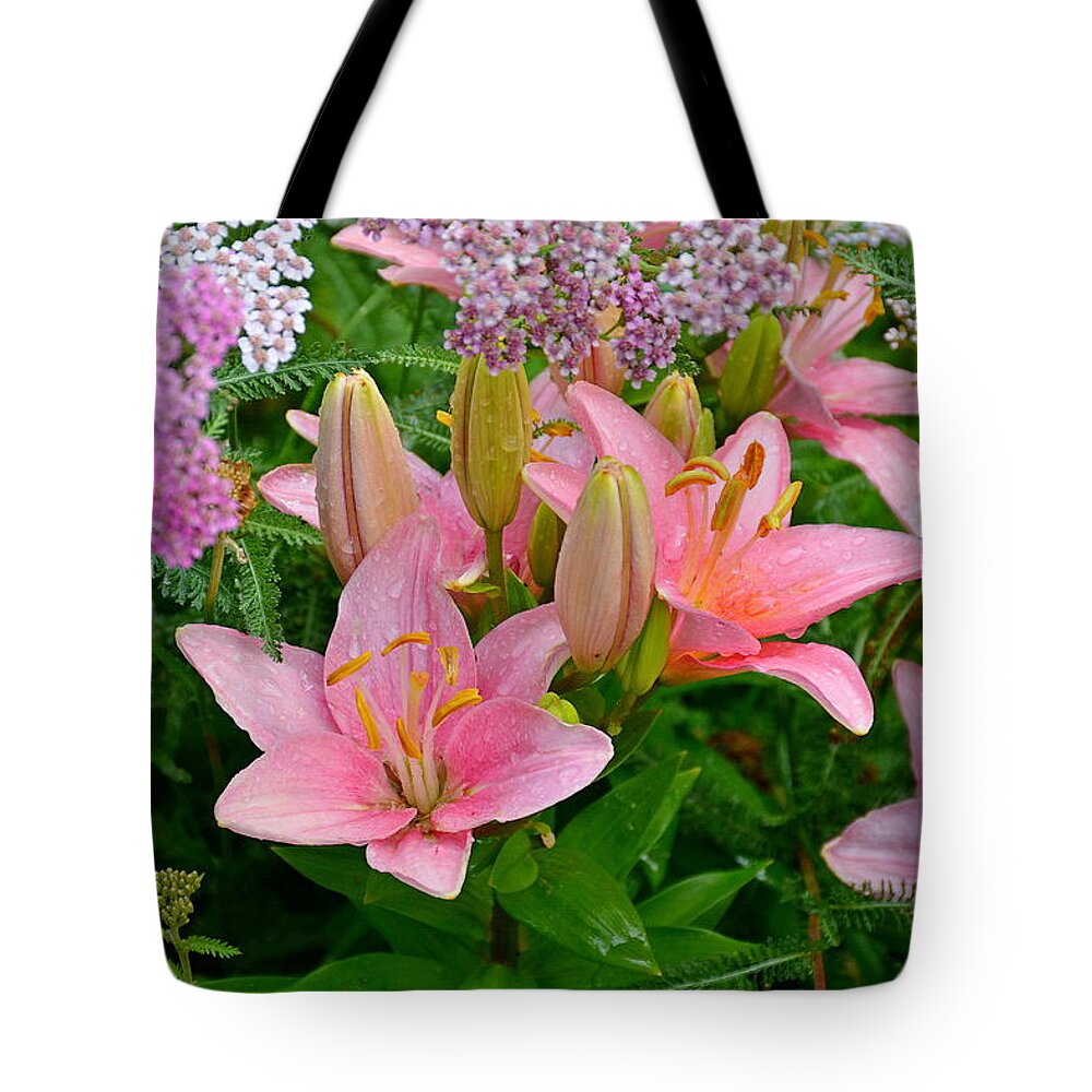 Glen Haven Tote Bag featuring the photograph Glen Haven Wildflower Study 5 by Robert Meyers-Lussier