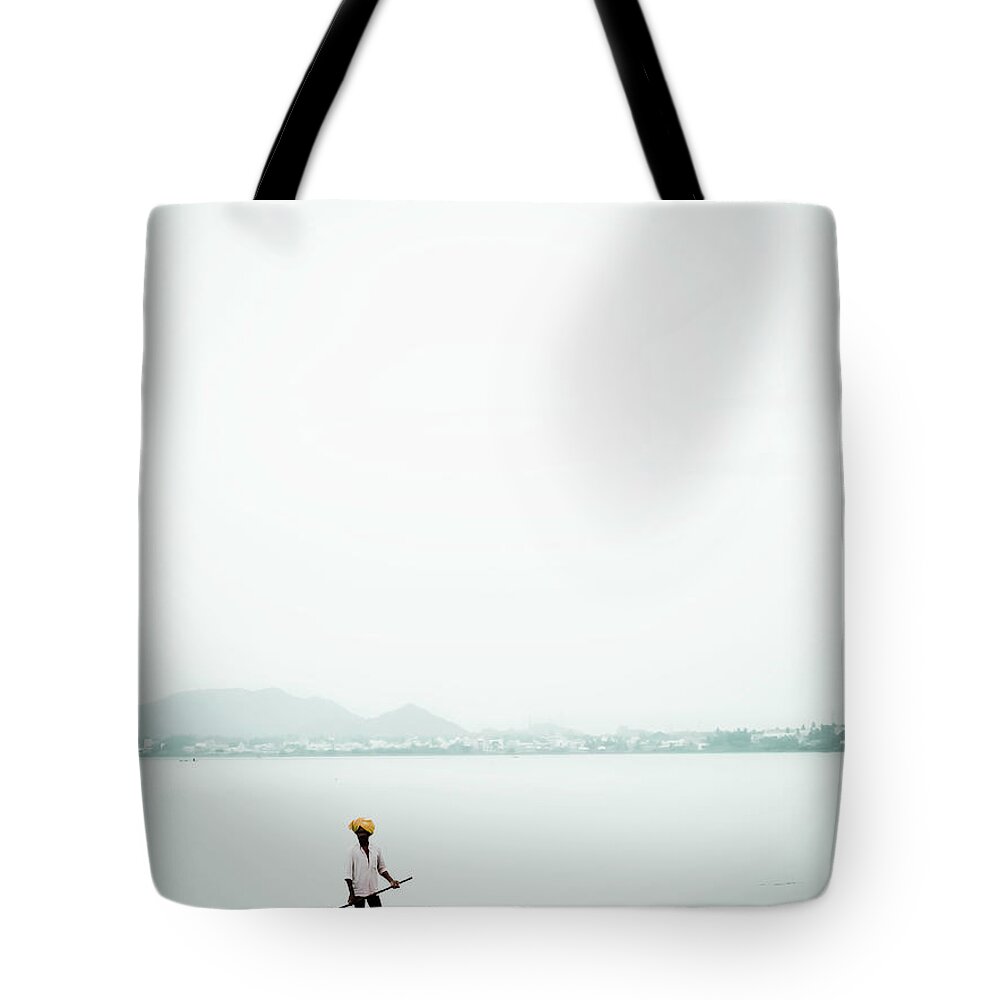 People Tote Bag featuring the photograph Gloomy Day by Ganesh Balasubramanian