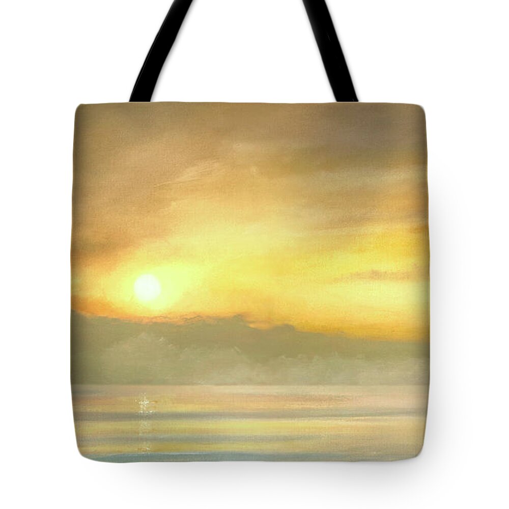 Landscape Tote Bag featuring the photograph Gold by Michael Rock