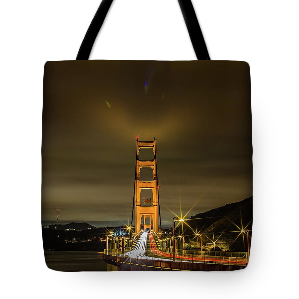 Golden Gate Bridge Tote Bag featuring the photograph Golden Gate Bridge, San Francisco by Julieta Belmont