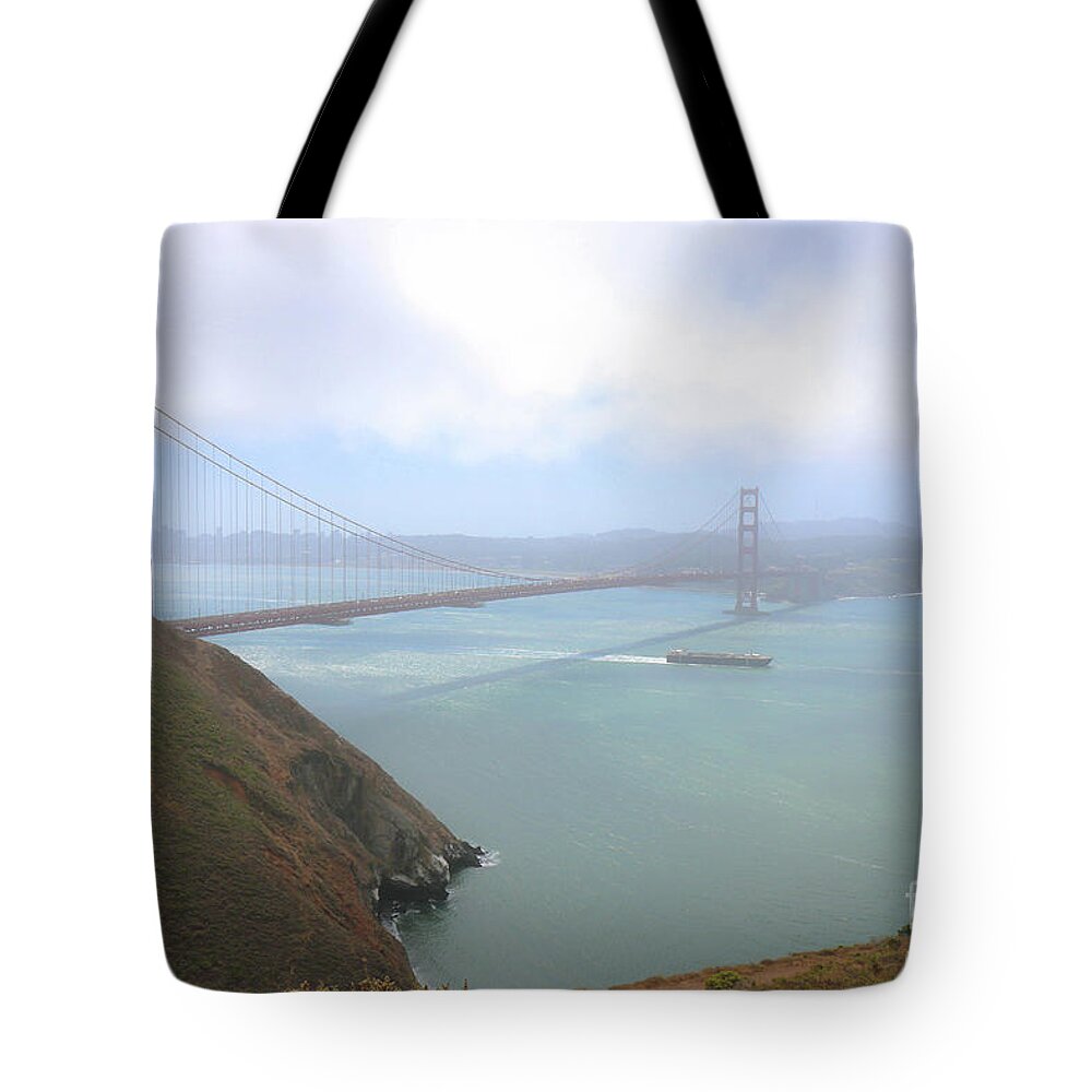 Golden Gate Bridge Tote Bag featuring the photograph Golden Gate Bridge by Veronica Batterson