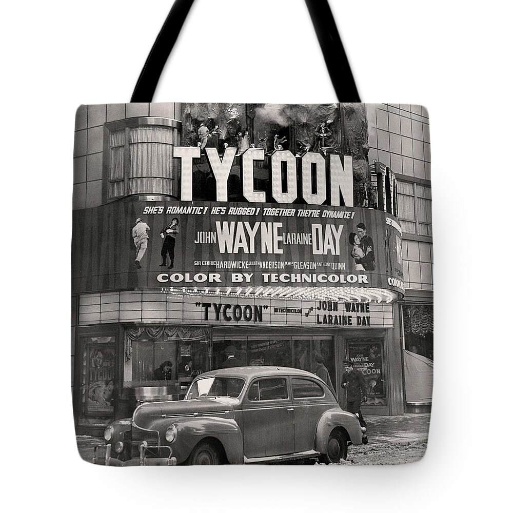 Tycoon Tote Bag featuring the photograph Goldman Theatre by Unknown