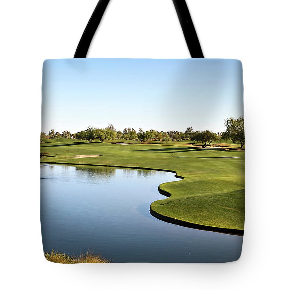 Sand Trap Tote Bag featuring the photograph Golf Course by Gh01