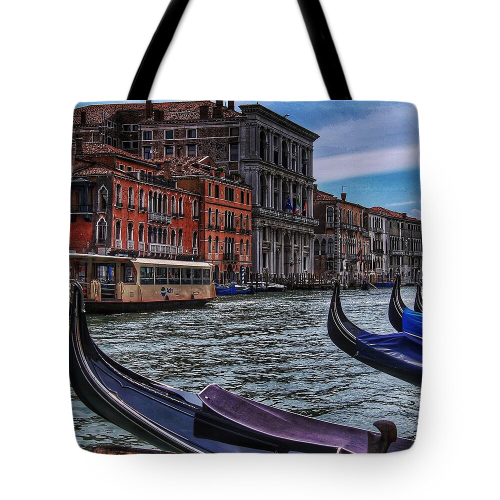  Tote Bag featuring the photograph Gondolas by Al Harden