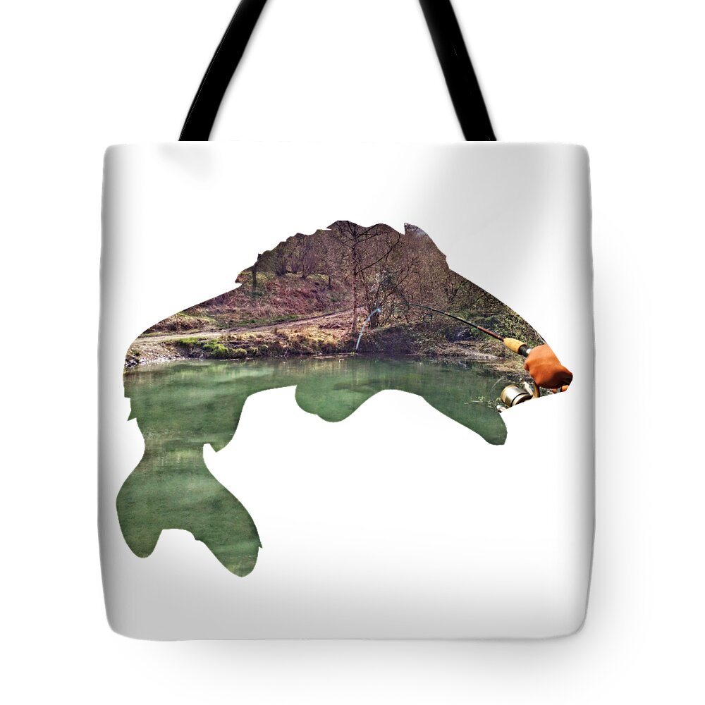 2d Tote Bag featuring the photograph Gone Fishing by Brian Wallace