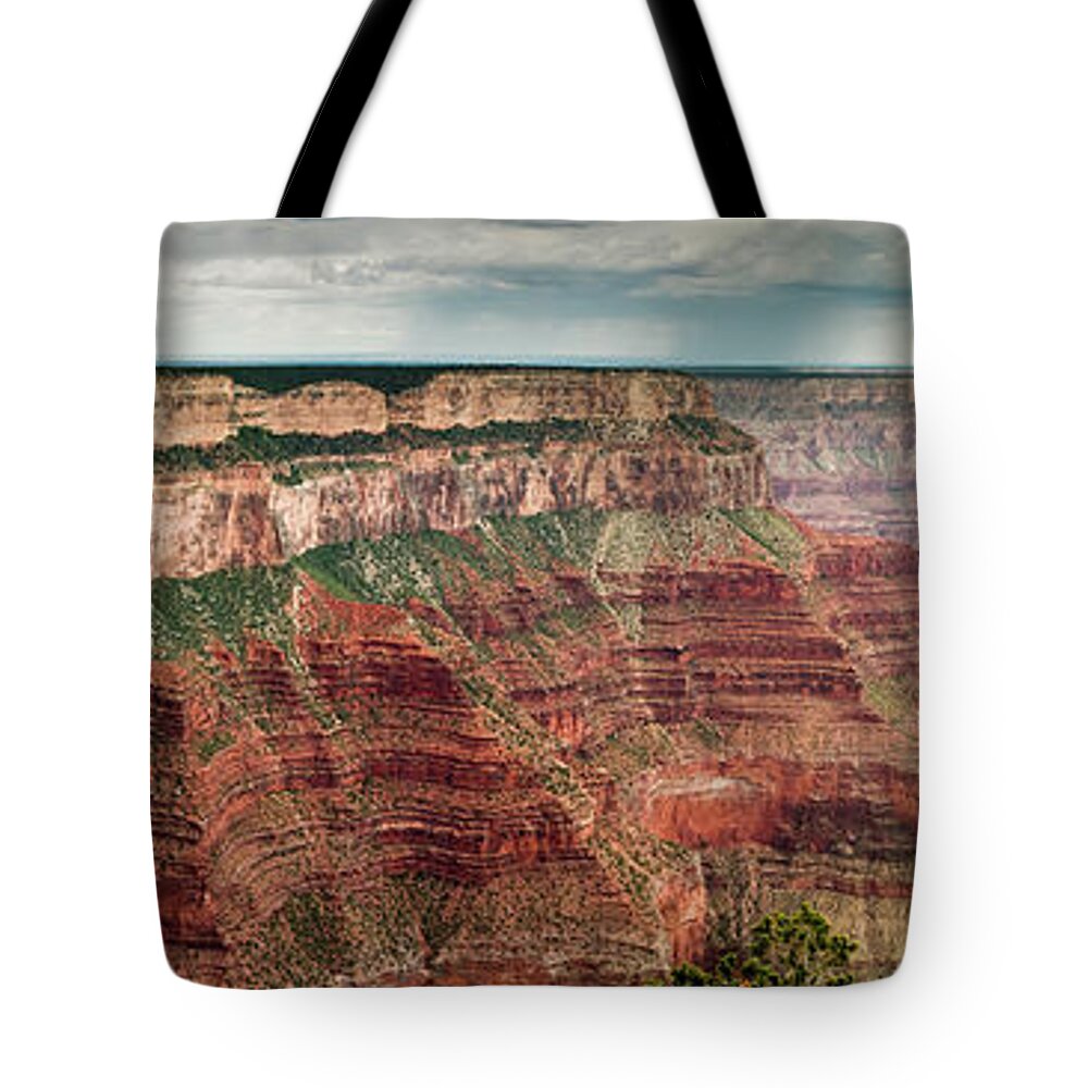 Tranquility Tote Bag featuring the photograph Grand Canyon Panoramic by Bradwetli Photography