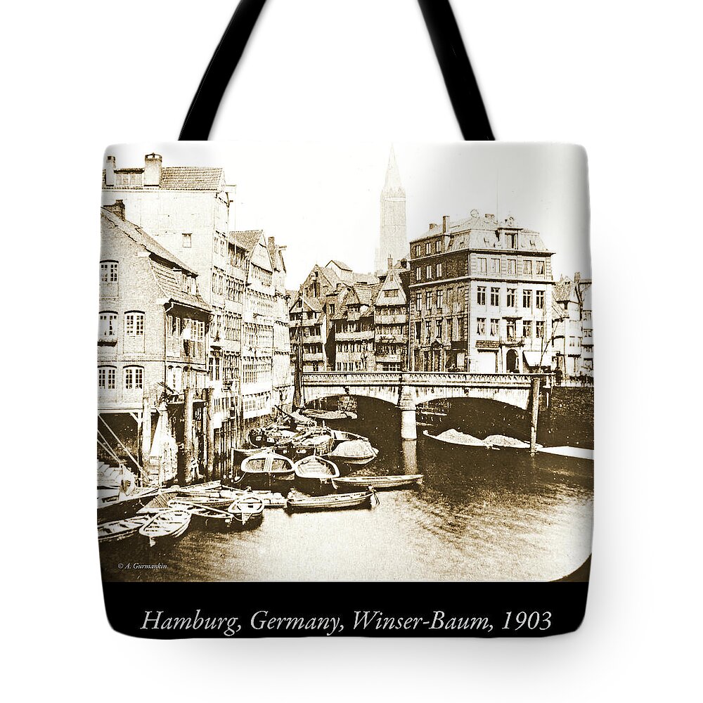 Winser-baum Tote Bag featuring the photograph Hamburg, Germany, Winser-Baum, 1903 by A Macarthur Gurmankin