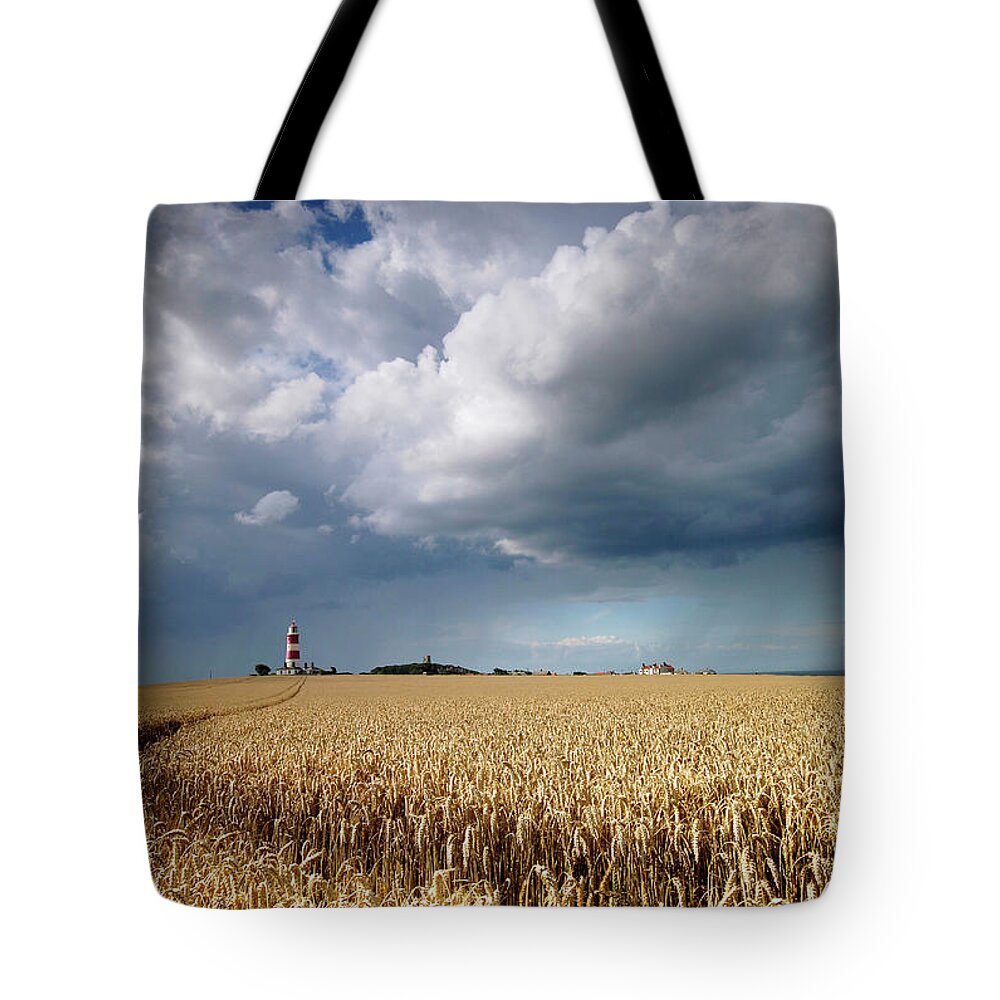 Tranquility Tote Bag featuring the photograph Happisburgh Lighthouse by A World Of Natural Diversity By Paul Shaw