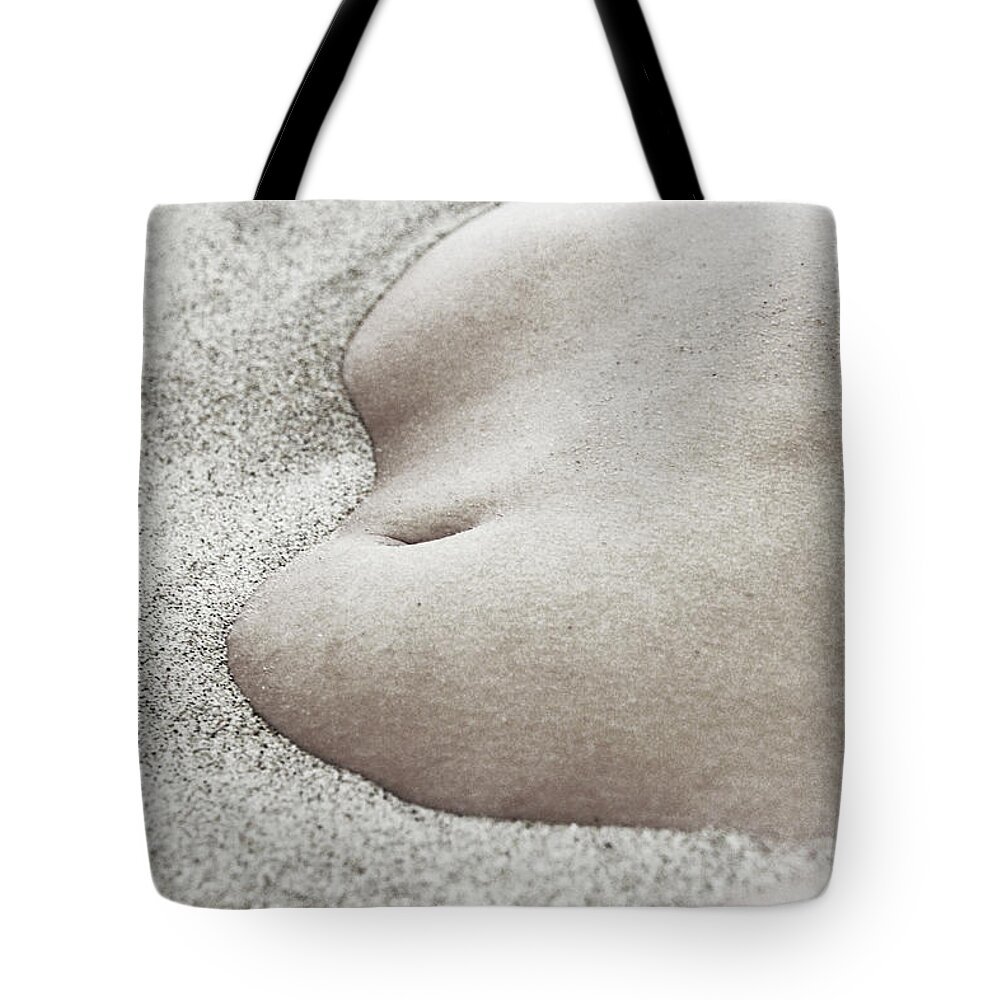 Sand Dunes Tote Bag featuring the photograph Happy Trails by Robert WK Clark