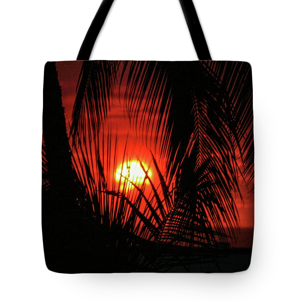 Sunset Tote Bag featuring the photograph Hawaii Sunset by Natural Vista Photo - Matt Sexton