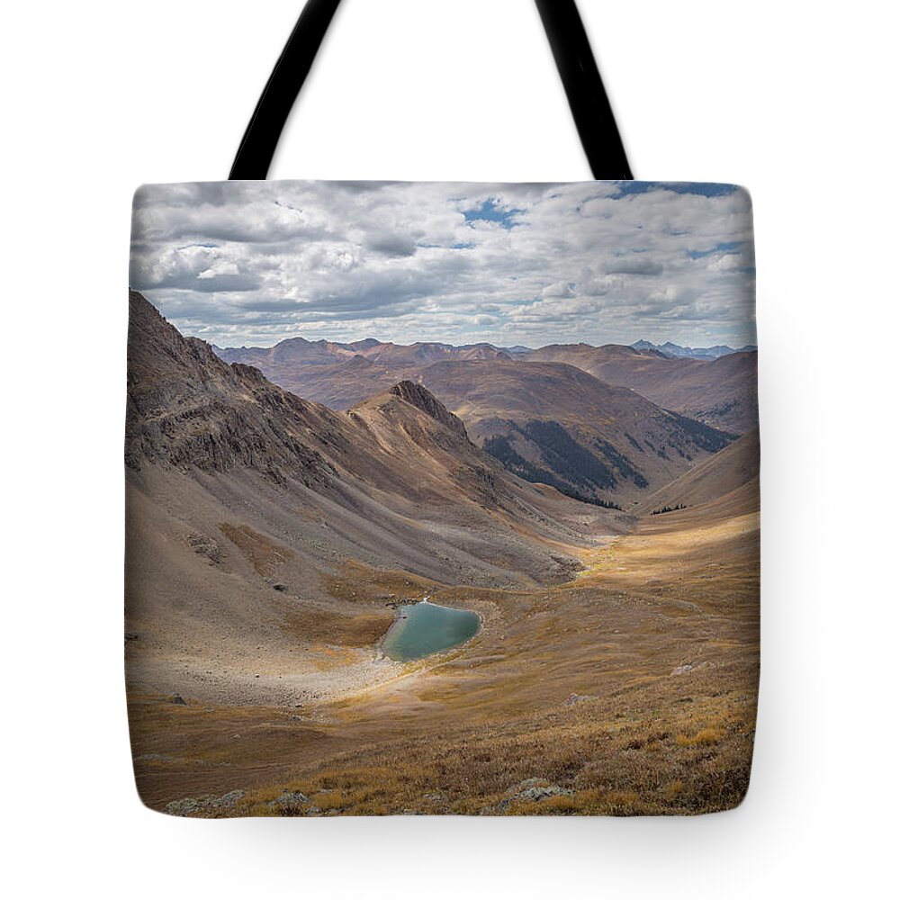 Alpine Lake Tote Bag featuring the photograph Heading Home by Jen Manganello