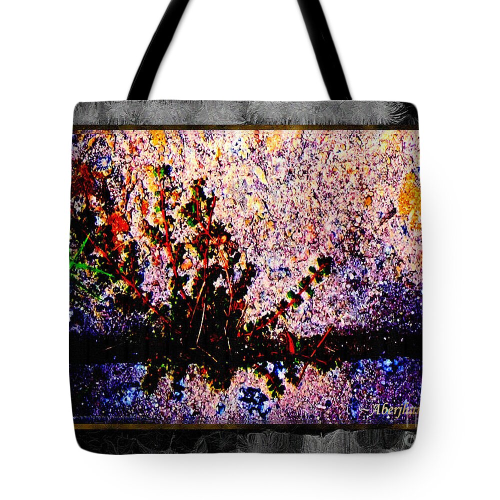 Earth Day Tote Bag featuring the photograph Heaven in a Sidewalk Wildflower by Aberjhani
