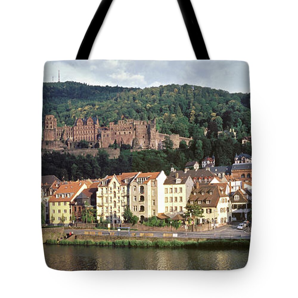Panoramic Tote Bag featuring the photograph Heidelberg by G01xm