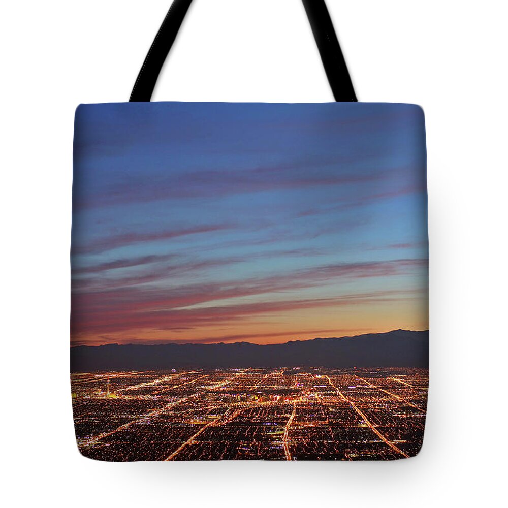 Tranquility Tote Bag featuring the photograph High Points - Frenchman Mountain by Cameron Grant - The High Points Project