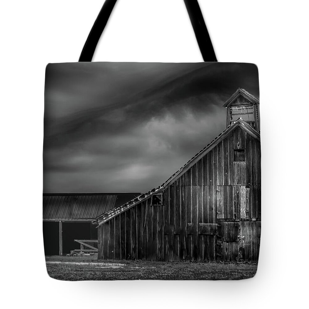 Barn Tote Bag featuring the photograph Historic Barn by Laura Terriere