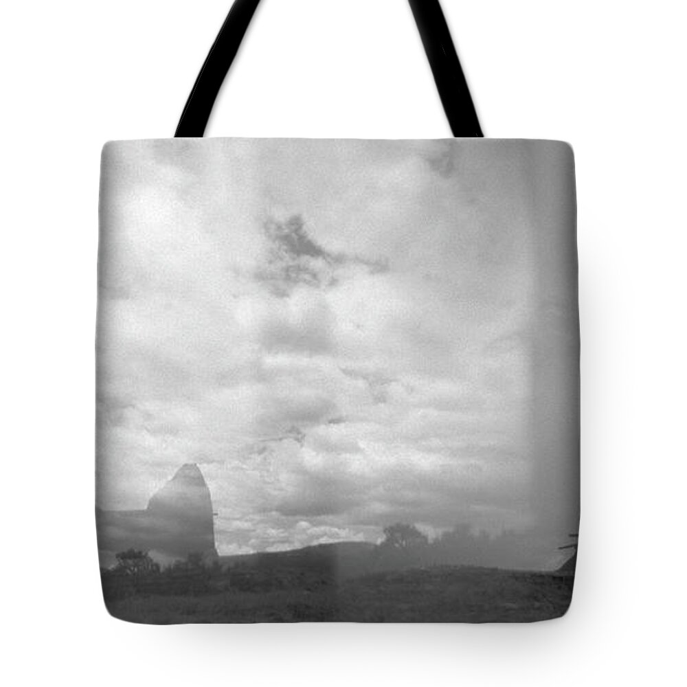 Pecos Tote Bag featuring the photograph Holga Triptych 4 by Catherine Sobredo