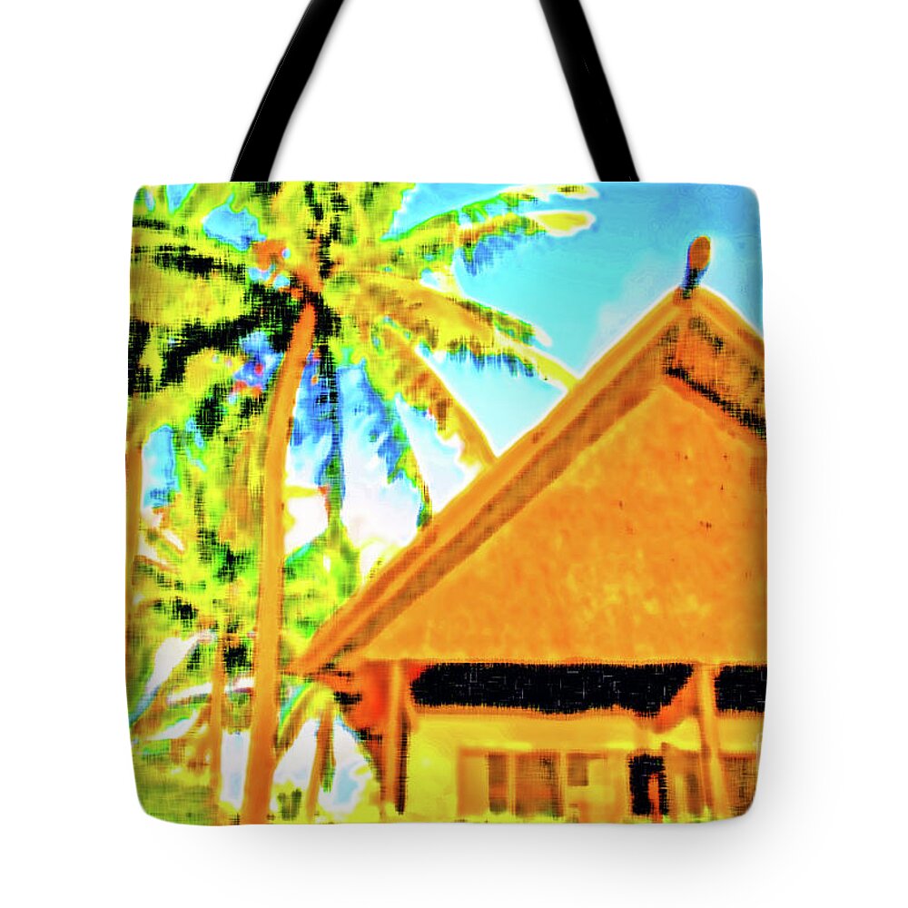 Fiji Tote Bag featuring the photograph Home in Fiji by Becqi Sherman