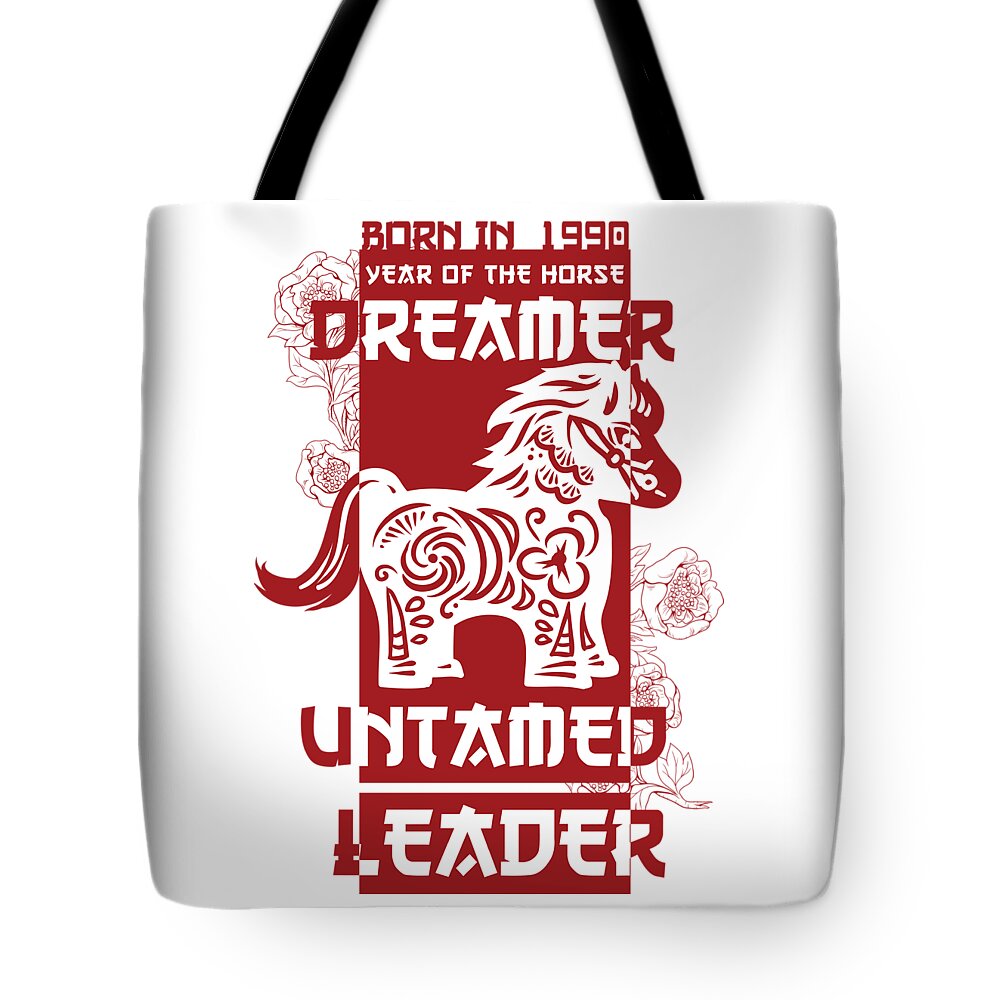 Horse Chinese Zodiac Sign Horoscope Animal Tote Bag For Sale By